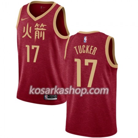 Dres Houston Rockets PJ Tucker 17 Nike 2018-19 City Edition Crvena Swingman